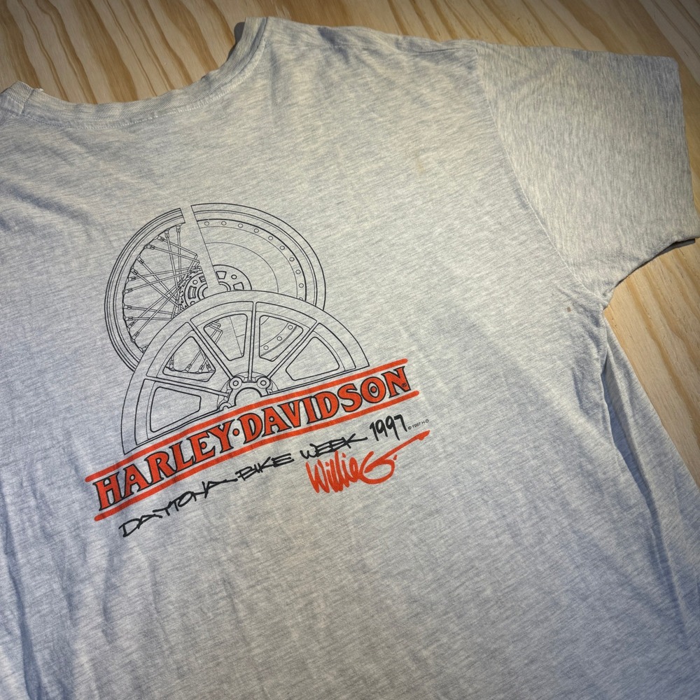Harley-Davidson Men's Daytona Bike Week Willie G Graphic T-Shirt Gray Size XXL